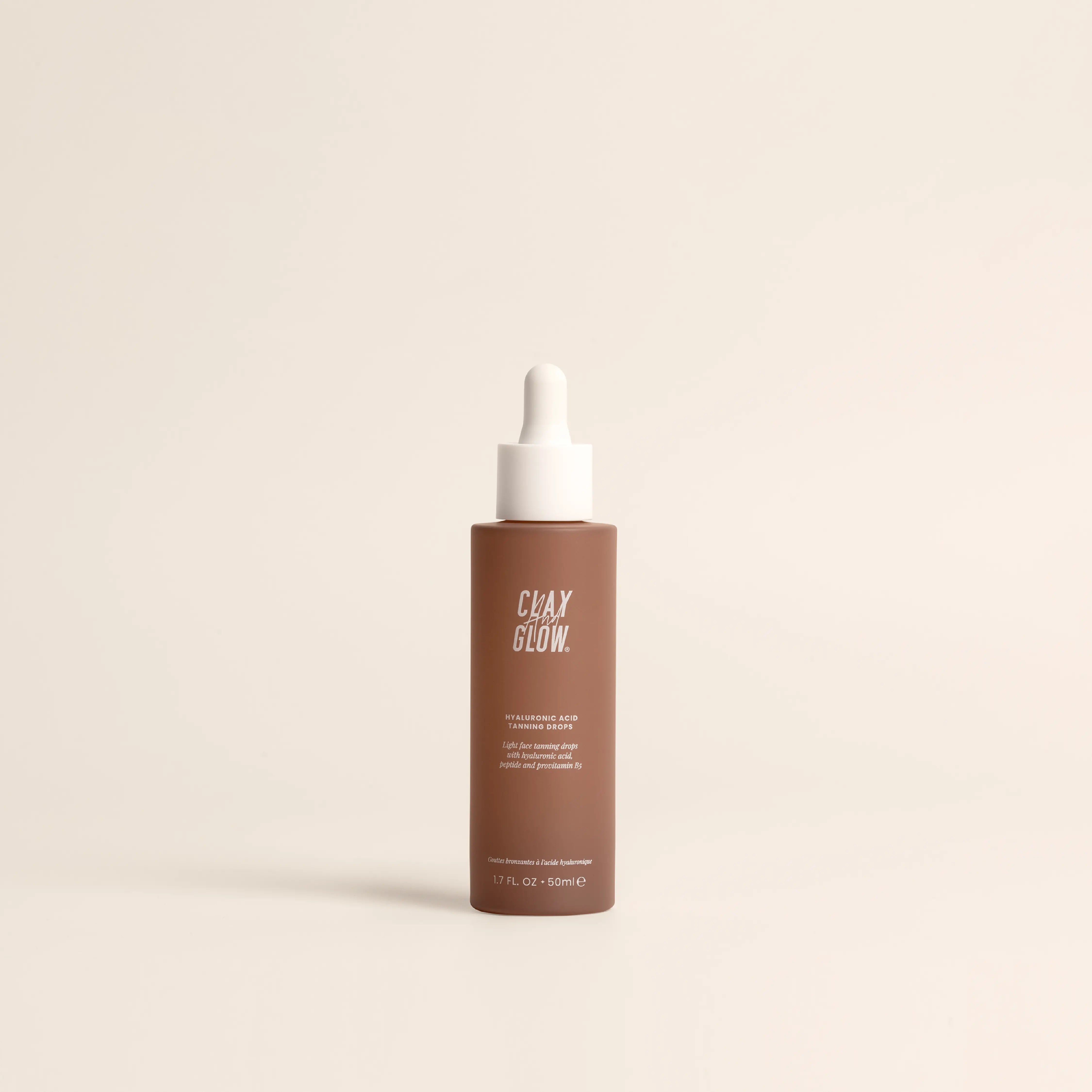 Hyaluronic acid tanning drops